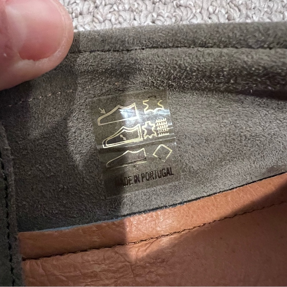 Rodd & Gunn Men Moana Loafer Shoes Size 12, 45 Green Gray Slip On Suede Leather - Picture 16 of 16